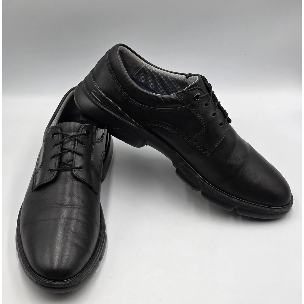 Johnston & Murphy XC4 Tanner Plain Toe Oxford 20-1317 Black Leather10M DualWidth - Picture 7 of 13